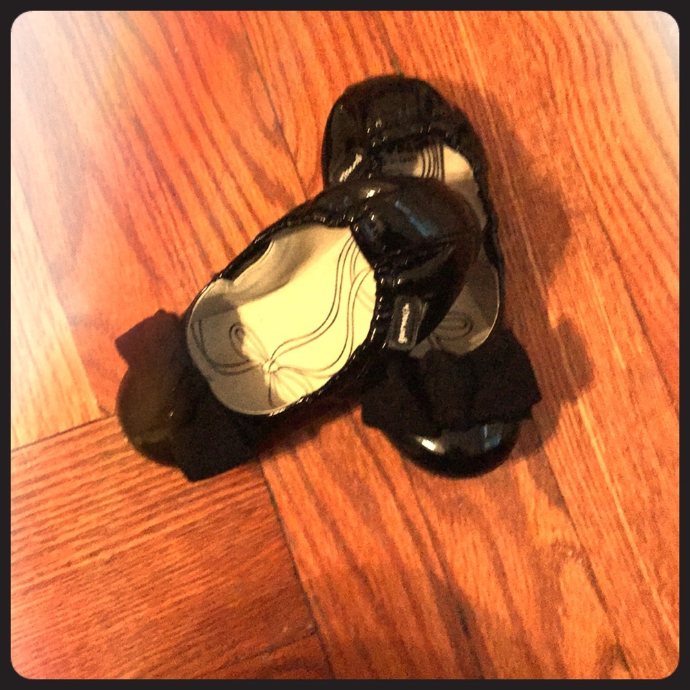 Imported Spanish girls patten leather loafers